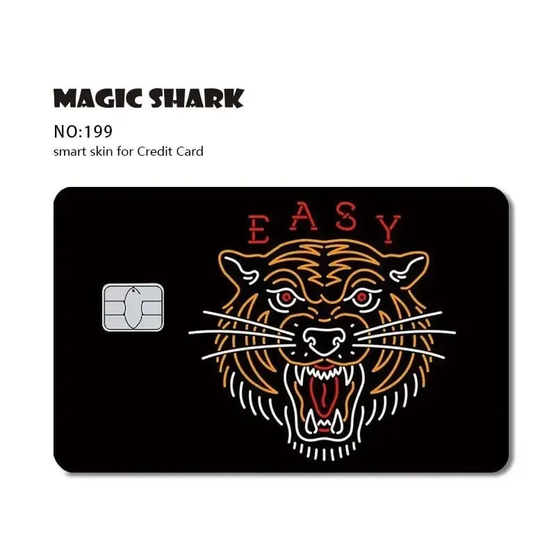 Magic Shark Meme Poke Dog Matte PVC Shockproof Sticker Film Skin Cover for Debit Credit Bank Card No Fade — image 9
