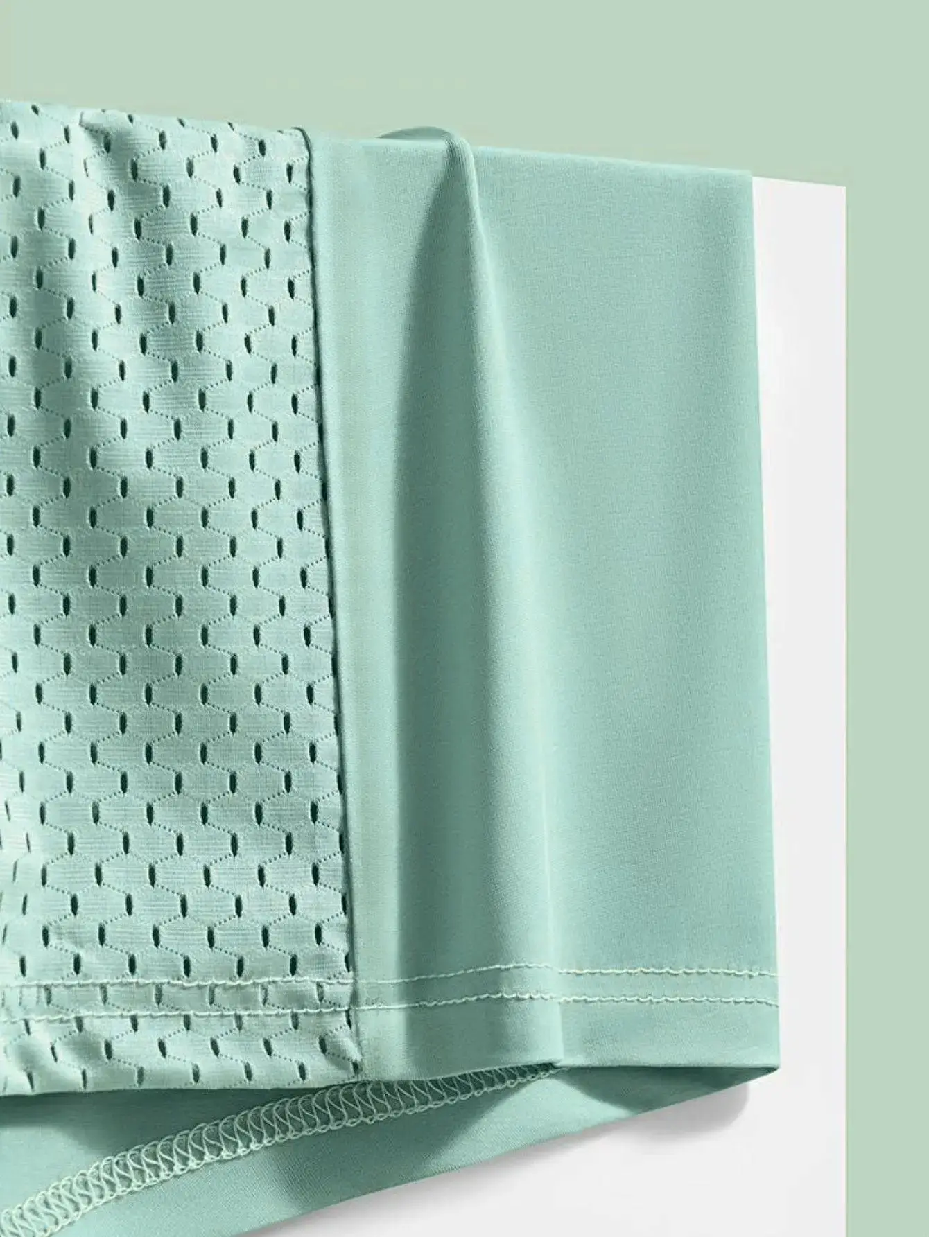 1pc Sexy Mesh Fabric Men's Underwear Cool Ultra-Soft Breathable Boxer Briefs Fashion All-Day Comfort Casual Daily Men Underwear — image 4