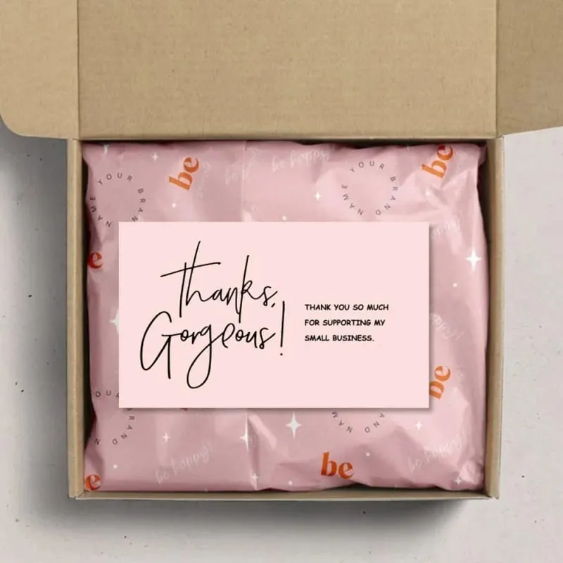 30pcs Copperplate Thank You Card Gift Packaging Thank You Card Greeting Card Decorative Greeting Cards