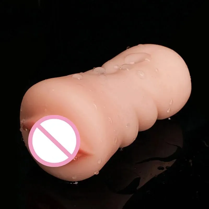 Soft TPE Male Masturbation Cup – Realistic 3D Lips Oral Training Reusable Aircraft Cup Adult Sex Toy for Men Massager Pleasure