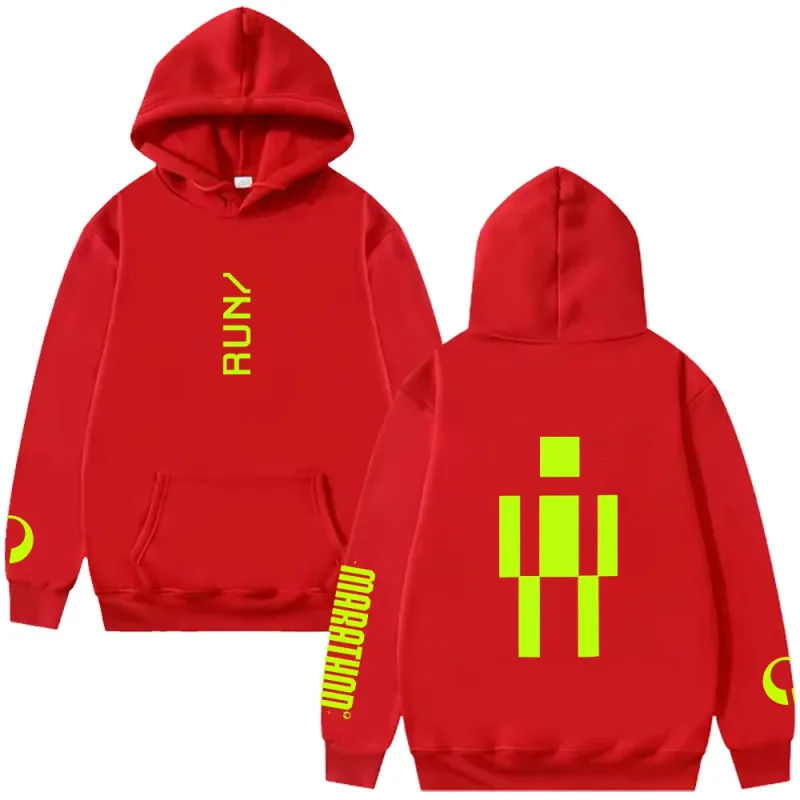 Marathon RUNNER Hoodie Marathon Game Trendy Graphic Clothing Women Men Long Sleeve High Street Sweatshirts Casual Loose Pullover — image 5