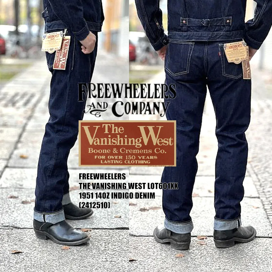 601XX 1951 five bags of 14oz indigo vintage jeans