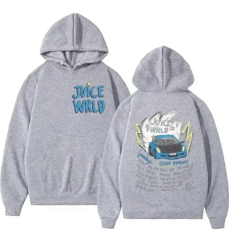 2026 Juice WRLD Men's Hooded Sweatshirt Autumn Fashion Hip Hoo Casual Pullover Unisex Street Style Loose Fit Warm Y2K Trend