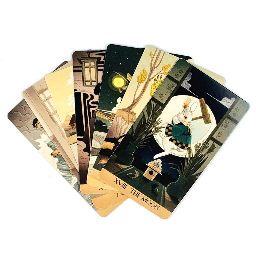 Yokai Tarot Cards Rooted In Japanese Folklore English Version Divination Board Game Family Gathering Party Cards Game Tools