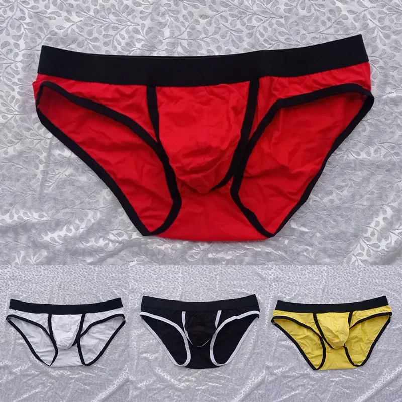 Gloednieuwe herenslips slipje ondergoed katoenmix elastische lage taille man M ~ 2XL zakje rekbare zomer alle seizoenen — image 6