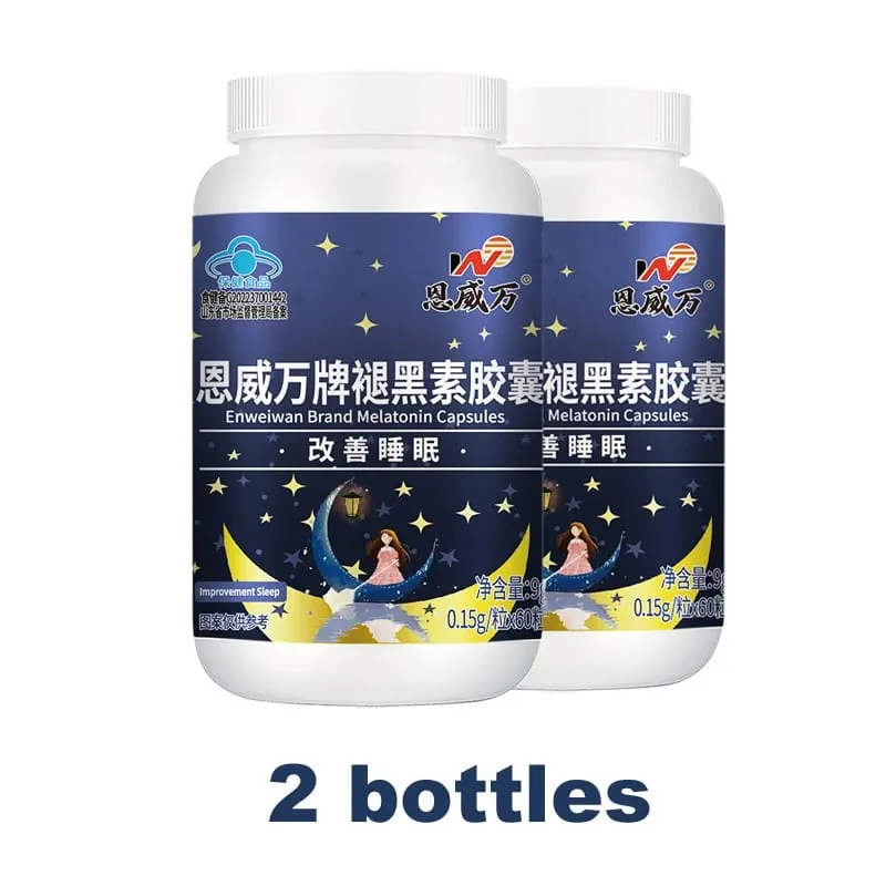 Melatonin Capsules Deep Sleep & Brain Cognition Extra Strength Liposomal Melatonin with Vitamin B6 double effect quality sleep