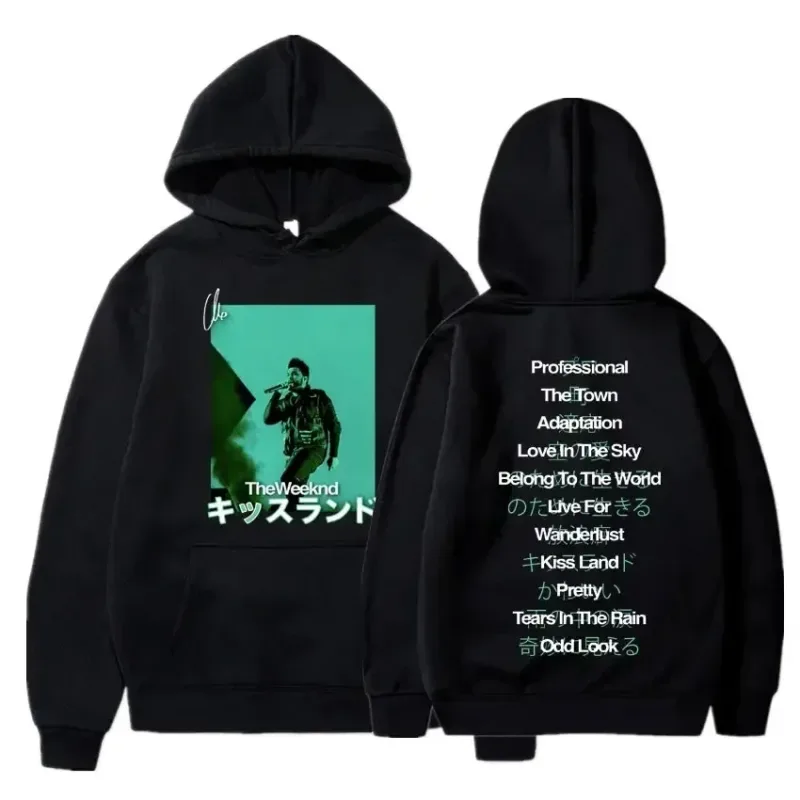 Retro The Weeknd Graphic Hoodie After Hours Til Dawn Oversized Sweatshirt Men's Women's Hip Hop Rock Hoodies Harajuku Streetwear — image 23