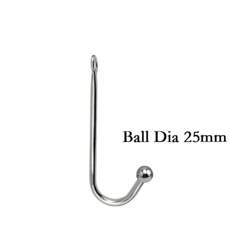 Ensemble de 3 boules de petite, moyenne et grande taille, crochet anal en métal, perles, dilatateur de tête, masseur de prostate, insertion, jouet sexuel bdsm pour homme — image 17