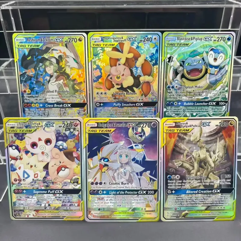 DIY Collection Cards Zekrom Umbreon Espeon Mewtwo GX EN Self Made Single Card Classic Game Anime Card Gift Toy