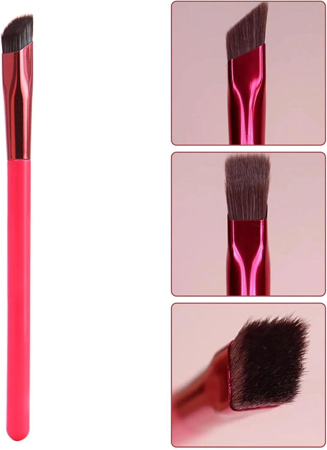 Wilder Augenbrauenpinsel, quadratisch, stereoskopische Malerei, Haaransatz, Augenbrauenpaste, Artefakt, Augenbrauenpinsel, Augenbrauen-Make-up-Pinsel