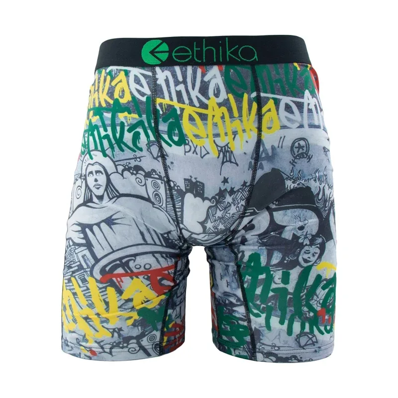 1Pcs Men Underwear Boxers Breathable Mesh Crotch Mens Panties Plus Size S-3XL Summer Man Underpants Men's Boxers Briefs