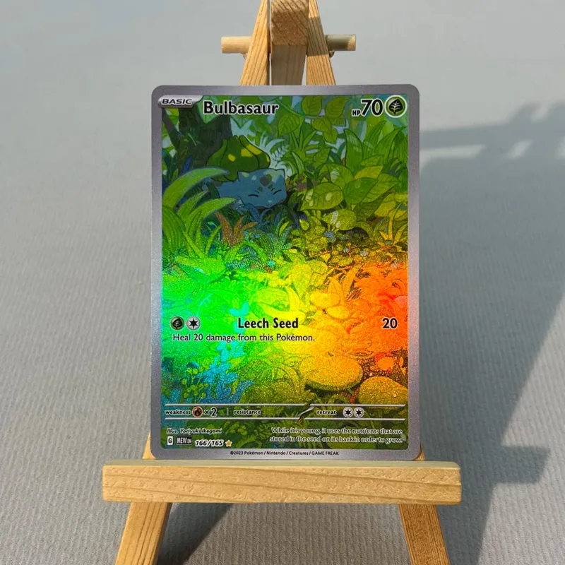 MEW PTCG13-003 Tcg proxy PKM Cards Charizard ex Bulbasaur Charmeleon Rare Collection Battle Toys Gifts for Hobbies home play — image 10