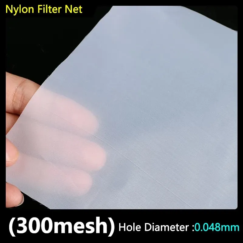 Food Grade Nylon Filter Mesh 80-500 Mesh Reusable Filter Fabric for Wine Drinking Water Kitchen Oil Paint & Ink Purification