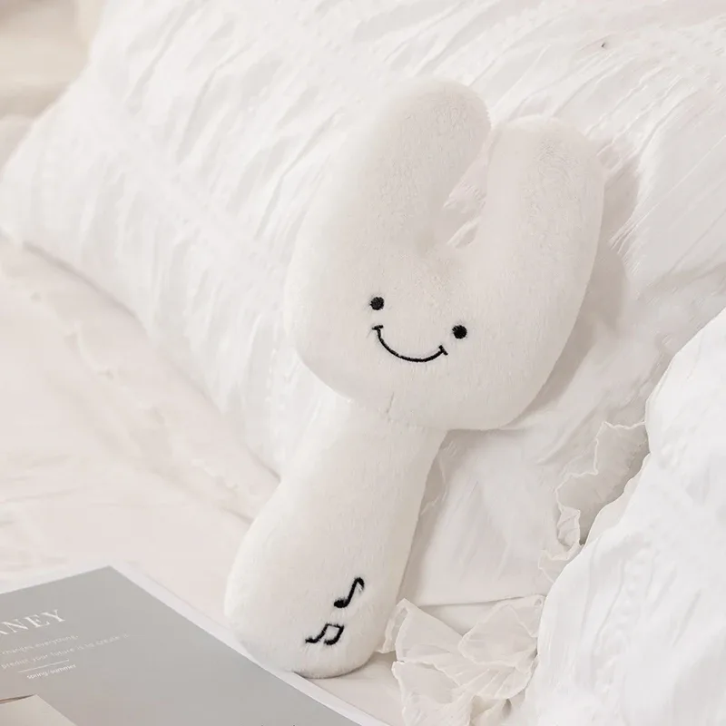 Humanoid Musical Instruments Plush Toy Stuffed Smiling Guitar Violin Tuning Fork with Legs Decor Plushie Prop Gift