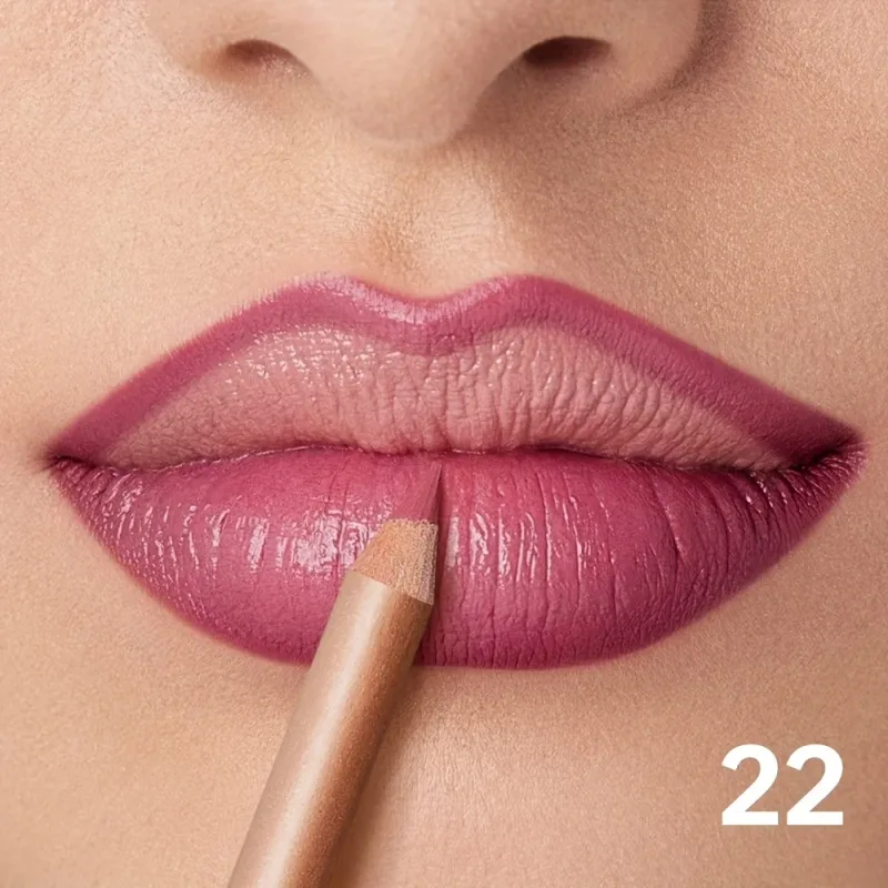 Lápis delineador labial fosco nude de longa duração à prova d'água à prova de manchas contorno preciso fórmula cremosa suave