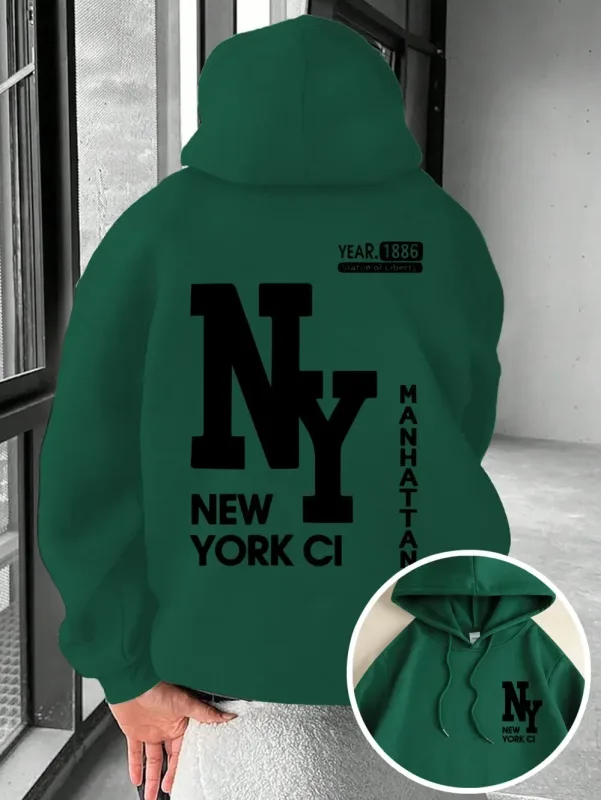 New Men's Autumn Fashion Letter Printed Soft and Comfortable Hoodie Outdoor Street Style Clothing — image 14