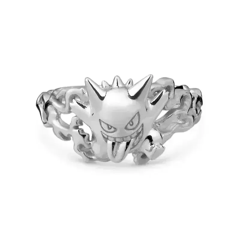 New Pokemon Litwick Dragonair 925 Silver Couple Ring Anime Fashion Cartoon Accessories Cospaly Peripherals Christmas Gifts — image 15