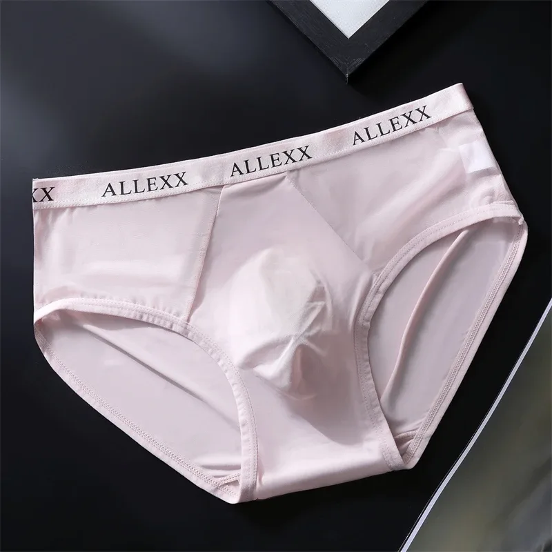 Adults 18 plus size men's underwear Ice silk lingeries for man 3D convex calzoncillos hombre thin cueca summer cuecas masculina — image 4