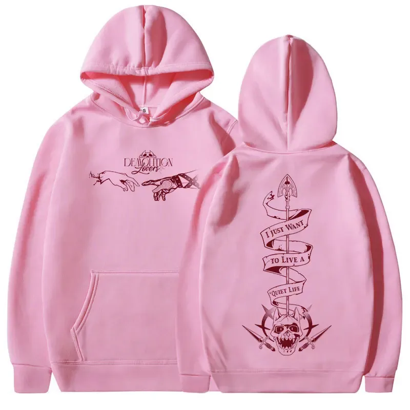 Anime Jojo Bizarre Adventure Hoodies Killer Queen Manga Graphic Hooded Sweatshirt Men Women Casual Long Sleeves Fleece Pullovers