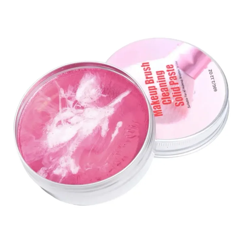 Makeup Brush Cleaner Soap Solid Brush Cleaning Mat Removes Cosmetic Color Brush Cleaner Pad for Cleaning Makeup Sponges Brushes