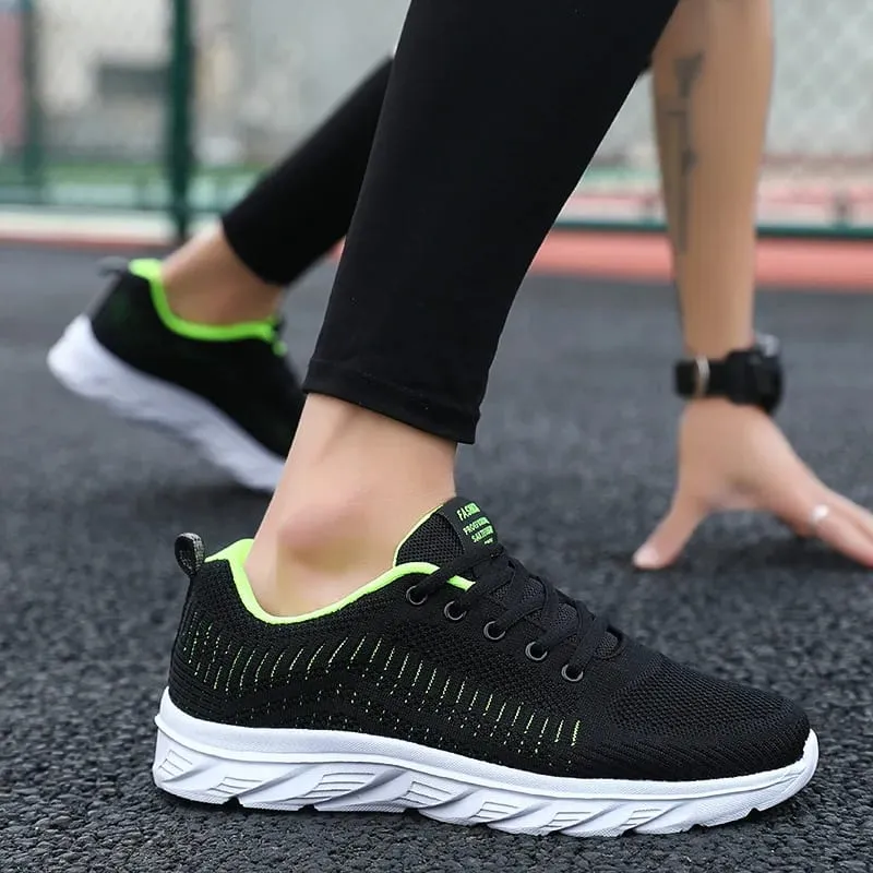 Sommer Mænd Casual Sneakers Mesh Løbesko Blød sål Komfortable gåsko Mode Sport Udendørs Letvægtsfodtøj