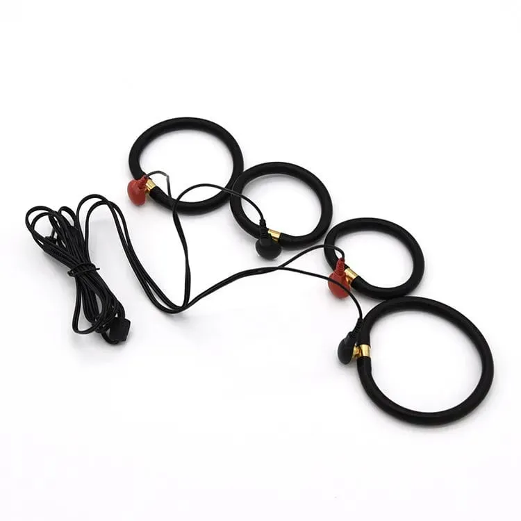 Taser Electric Shocker Ring Men Masturbate Stimulate Penis Erection Sex Toy on Gay E-stim Massage Bondage Penis Scrotum Cockring