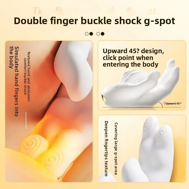 Hand Massager Wholesale Realistic Finger Flapping Clitoral Stimulator Flexible Hands Vibrator Adults Sex Toys