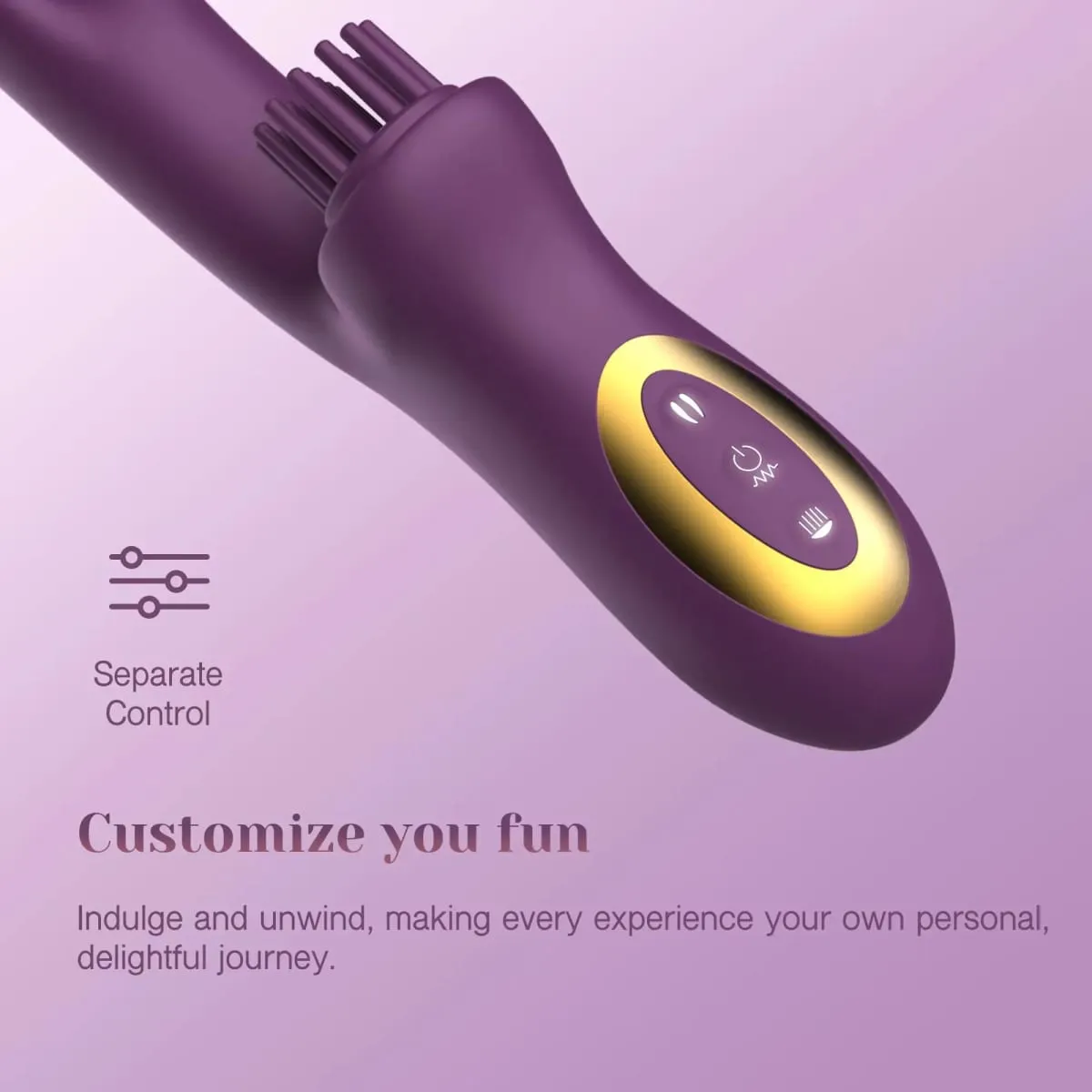 Y-Pao Rabbit Vibrador for Women 3-in-1 G-Spot Clitoral Stimulation Adult Sex Toys Tickling Come-Hither Motion Female Masturbator
