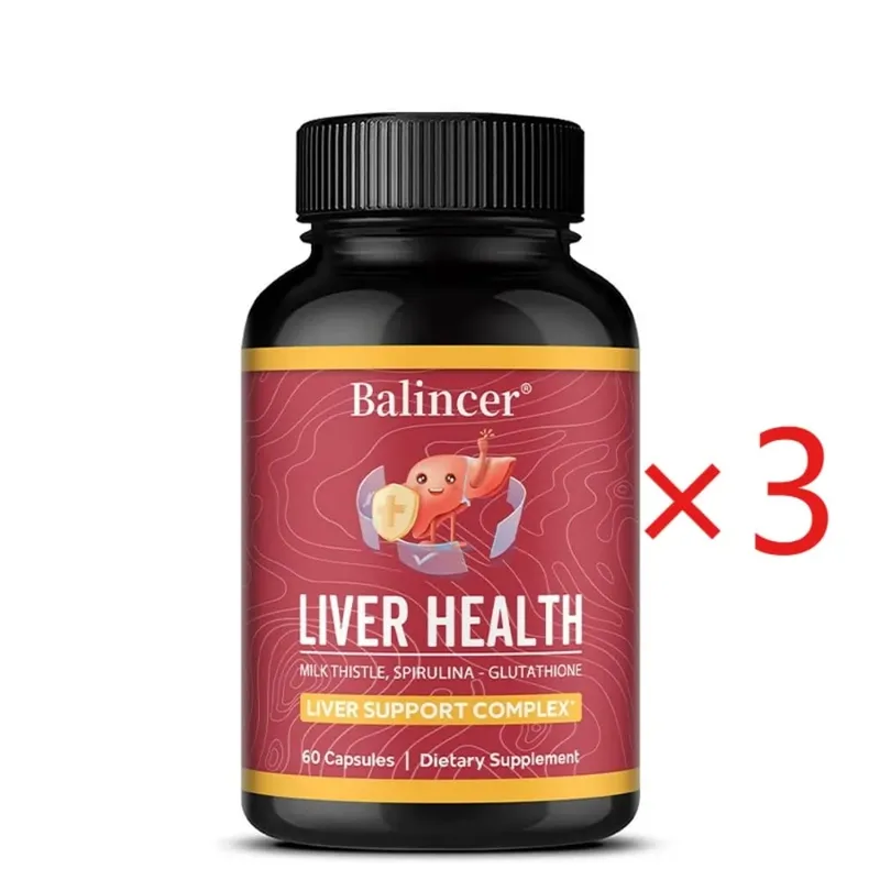 Liver Cleansing Detox Capsules Health Liver Support Colon Cleansing Repair Natural Herbal with Dandelion Milk Thistle