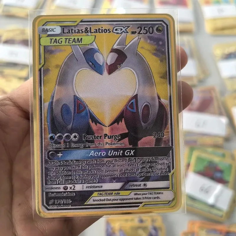 10000HP Charizard Vmax Pokemon Cards Metal English Card Arceus GX Vstar V Golden Limited Kids Gift Game Battle Collection Cards