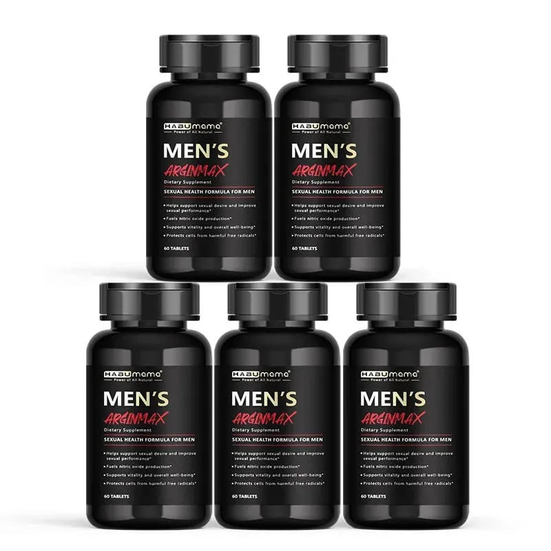 L-Arginine Male Enhancing อาหารเสริมเพื่อประสิทธิภาพความอดทนและความแข็งแรงของกล้ามเนื้อและความอดทน Non-GMO 60 เม็ด