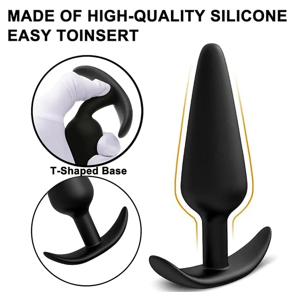 Soft Silicone Dildo Anal Plugs Anal Dilator Prostate Massager Vaginal Stimulator Adult Sex Toys For Men Women Gay Anal Trainer — image 2