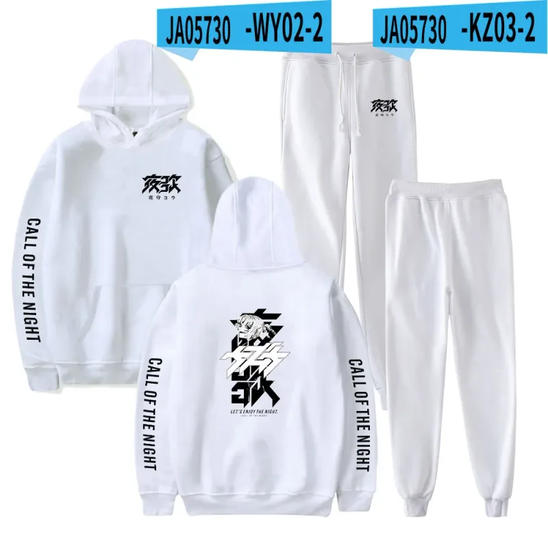 Harajuku Comfortable Call of the Night Print Sweatshirt Sweatpants Suit Hoodies+ Trousers Suit Boys/Girls 2 Piece Set Clothes — image 27