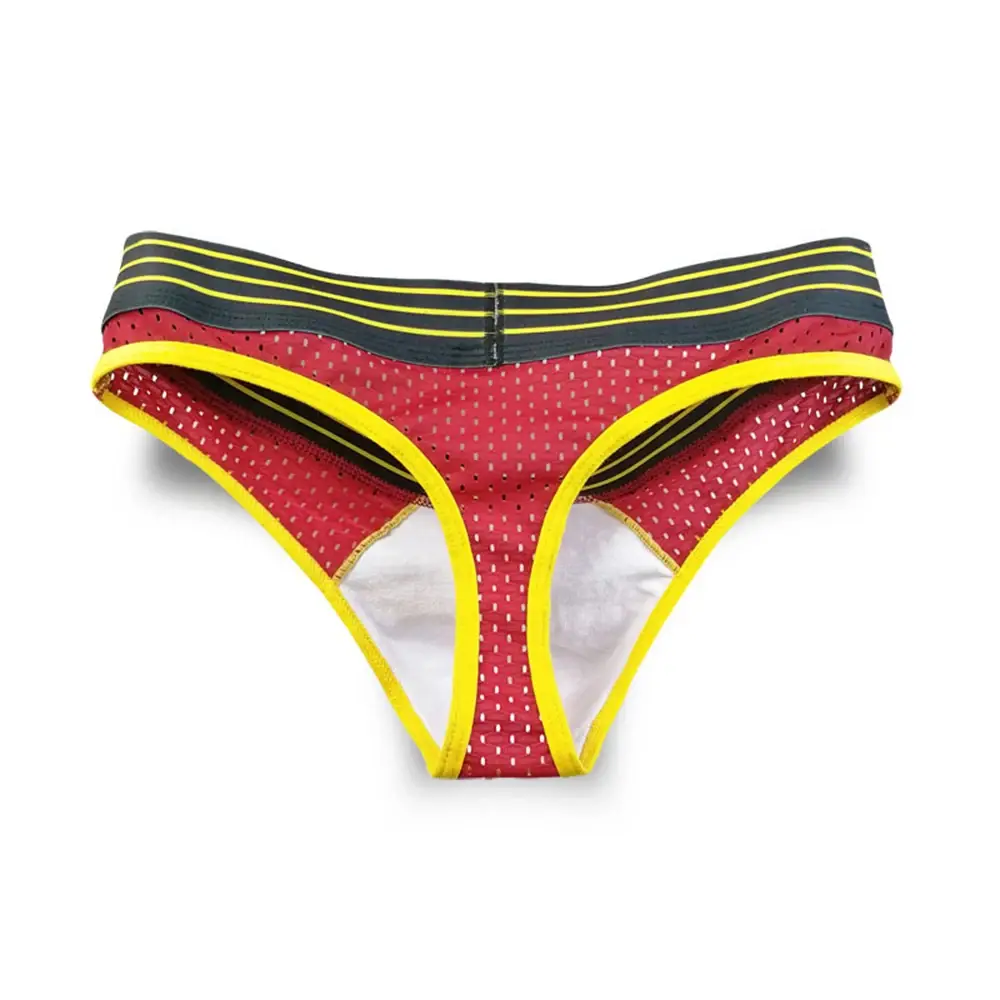 Roupa interior masculina sexy calcinha respirável carta impressa cintura baixa grande u bolsa cuecas masculinas malha alta elástica cuecas tanga