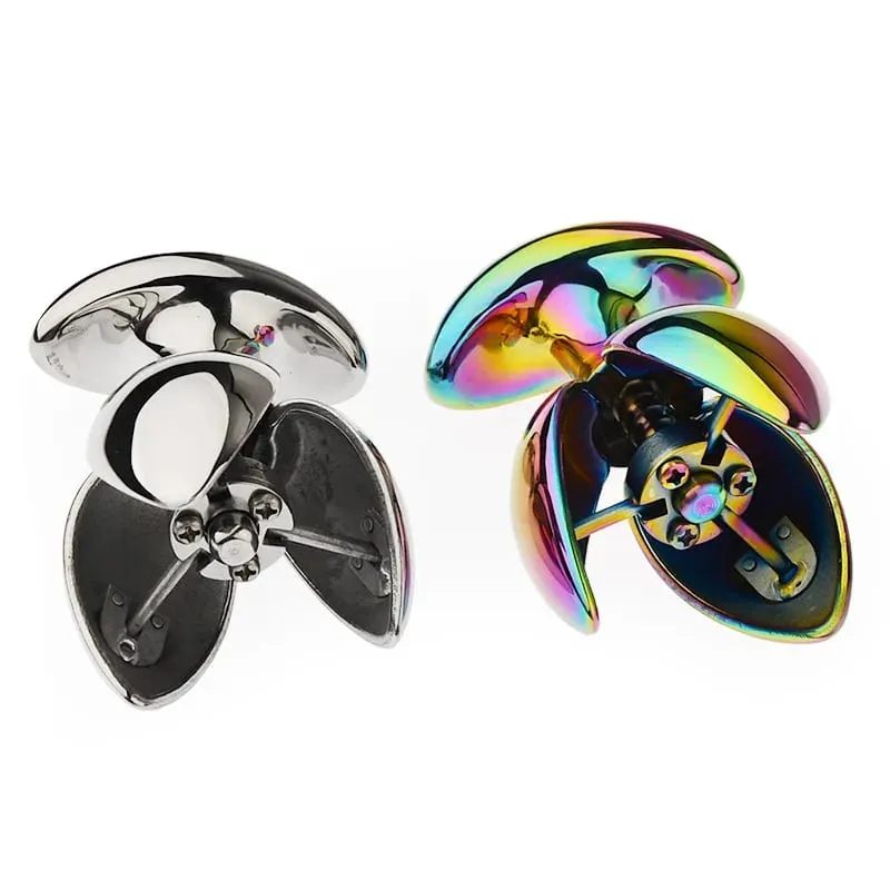 Metall Anal Plug Bunte Vestibular Homosexuell Masturbation Plugs G-punkt Stimulation Cunnilingus Ausbreitung Kann Geöffnet Werden Sex Spielzeug 18 +