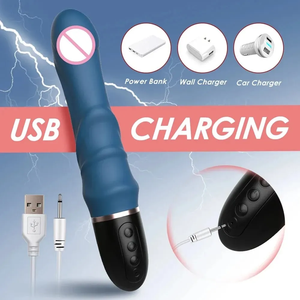 10 Modes Soft Silicone Vibrator for Women Big Dildo Massager Female Masturbator for Couples G-spot Clitoral Stimulator Sex Toys