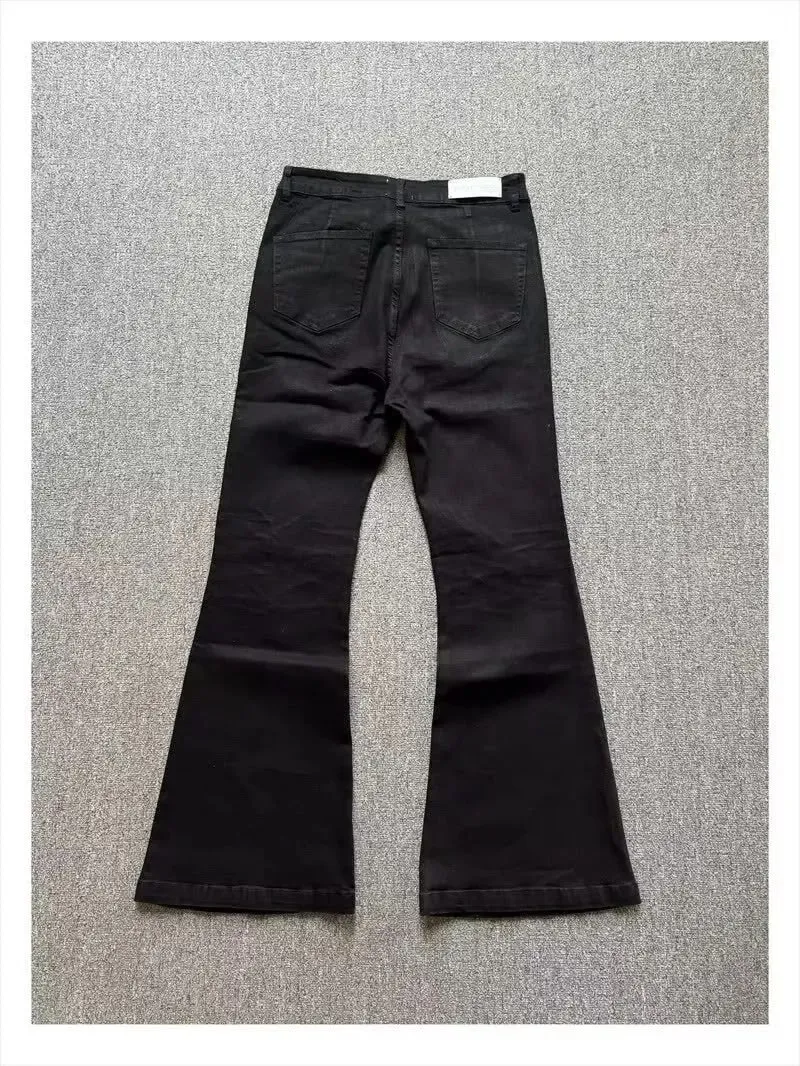 American High Street Vintage Wide-leg Jeans For Men Street Slim Flare Pants