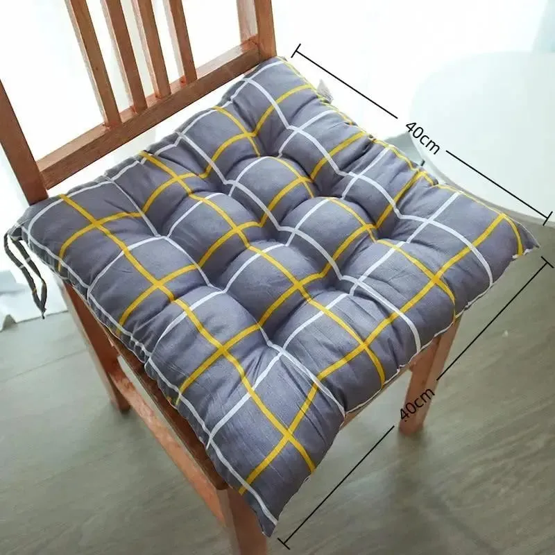 Měkký tlustý polstrovaný čtvercový sedák s roztomilými kreslenými potisky Pevné kravaty pro domácí kancelář Vnitřní použití venku Polyester Odolný — image 19