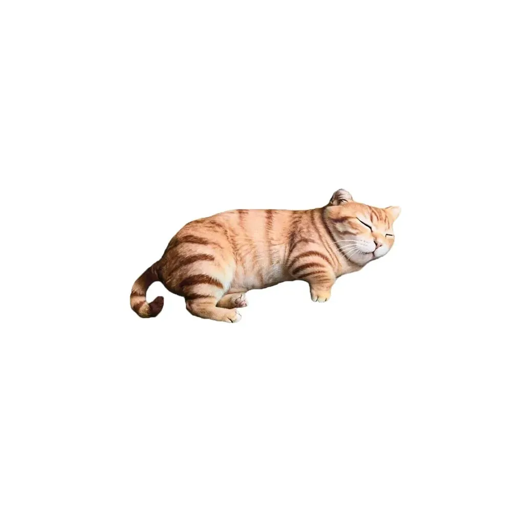 Plush Material Animal Body Pillow PP Cotton Filled Soft Texture Poultry Throw Pillows Cat Pattern 40cm Size