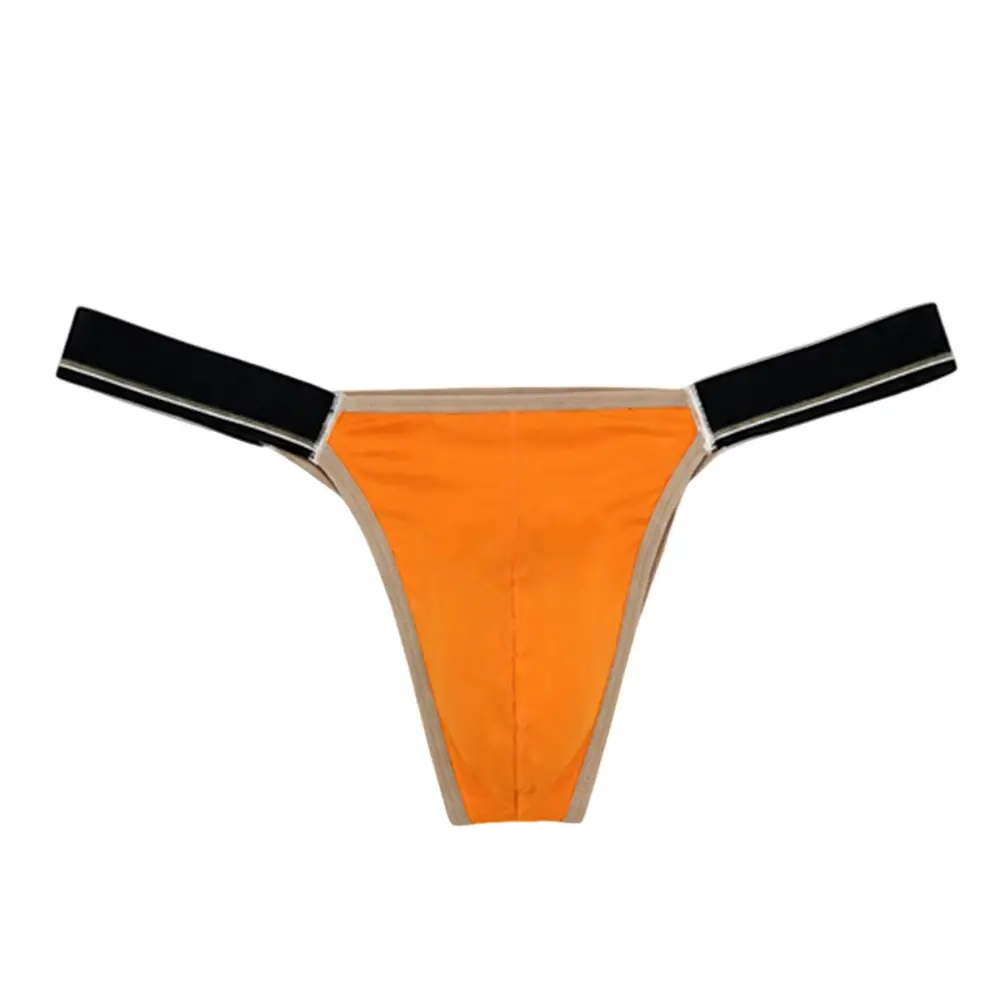 Breathable Low Waist Men Ice Silk Thongs Thin Underpants Men's Panties Lingerie Underwear Male Briefs Male Thongs — image 3