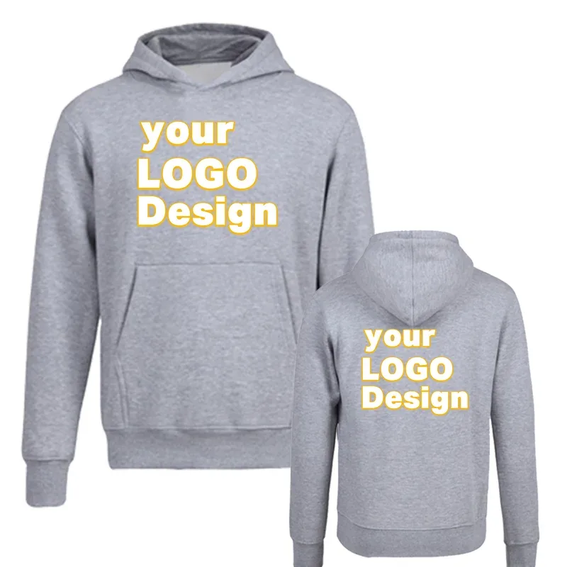 Sweats à capuche personnalisés bricolage texte Logo Image impression sweat à capuche de haute qualité personnalisé Sport décontracté sweat personnalisé cadeau de noël
