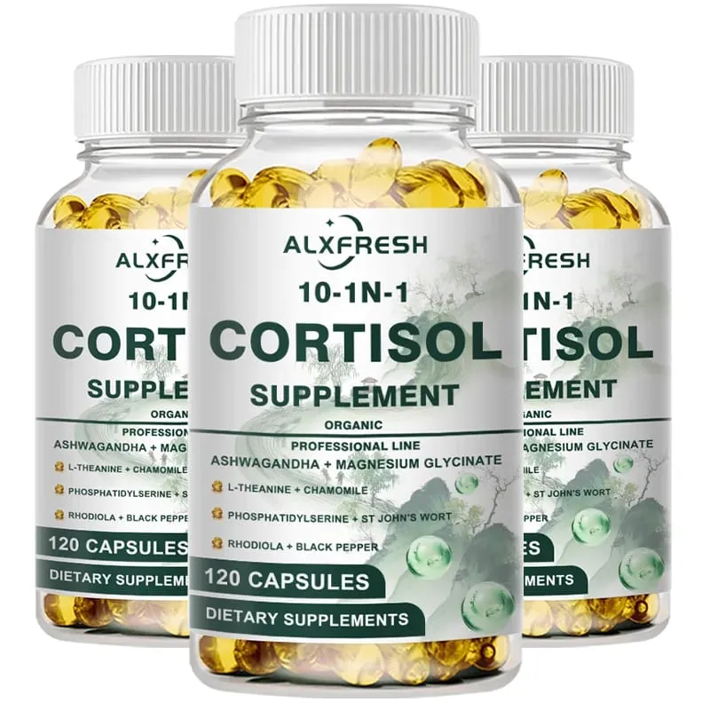 Cortisol Capsules For Cortisol Inhibitors Promote Relaxation Improve Sleep Relieve Anxiety Support Neurotransmitter Balance