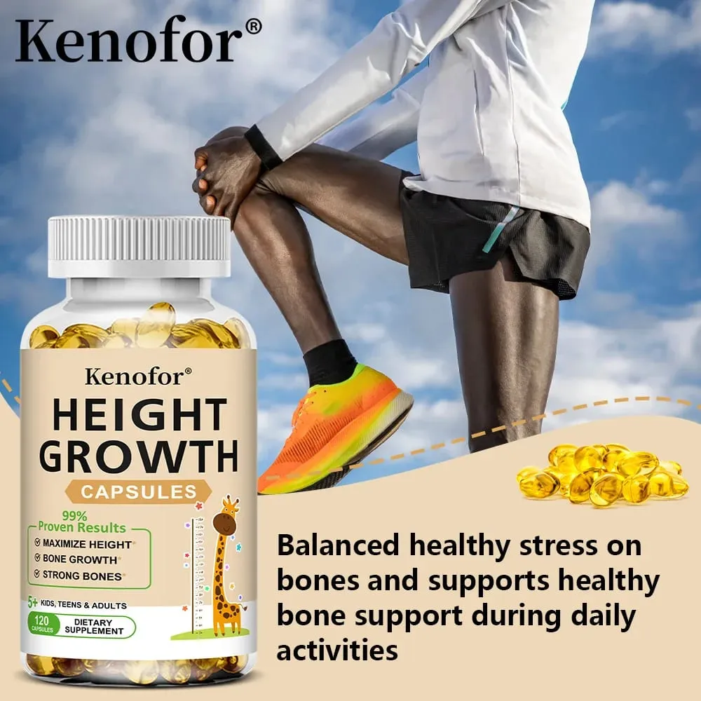 Height Growth Supplements - Supports Bone and Joint Health Natural Height Growth Promotes Absorption and Boosts Immunity — image 3