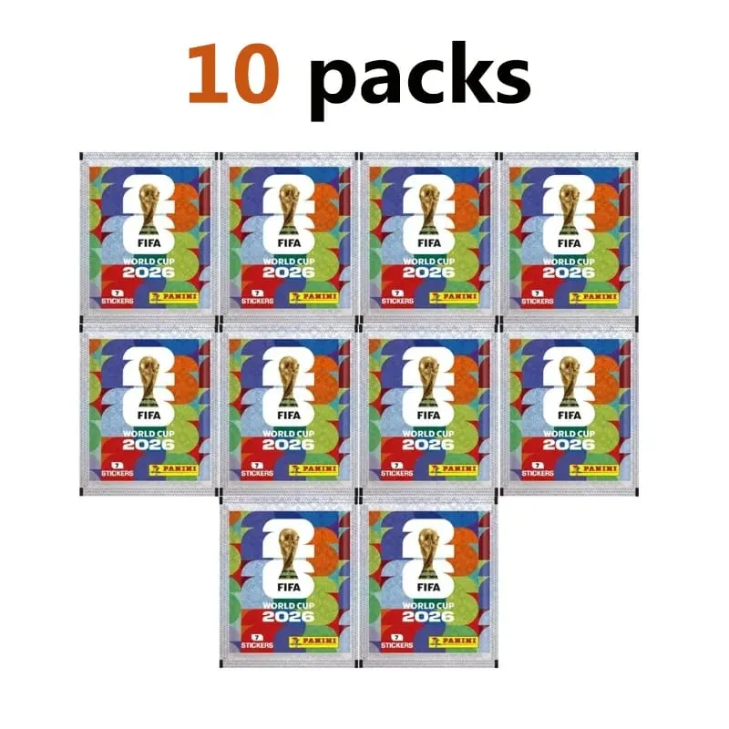 2026 FIFA World Cup Panini Trading Sticker Pack Soccer Football Cards Collection Sports Memorabilia Gift For Boys Kids