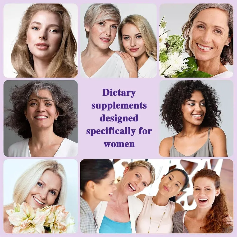 1000mg Hormone Support - Menopause Supplements for Women - Supports Natural Hormonal Balanc Monthly Comfort and Wellness — image 4