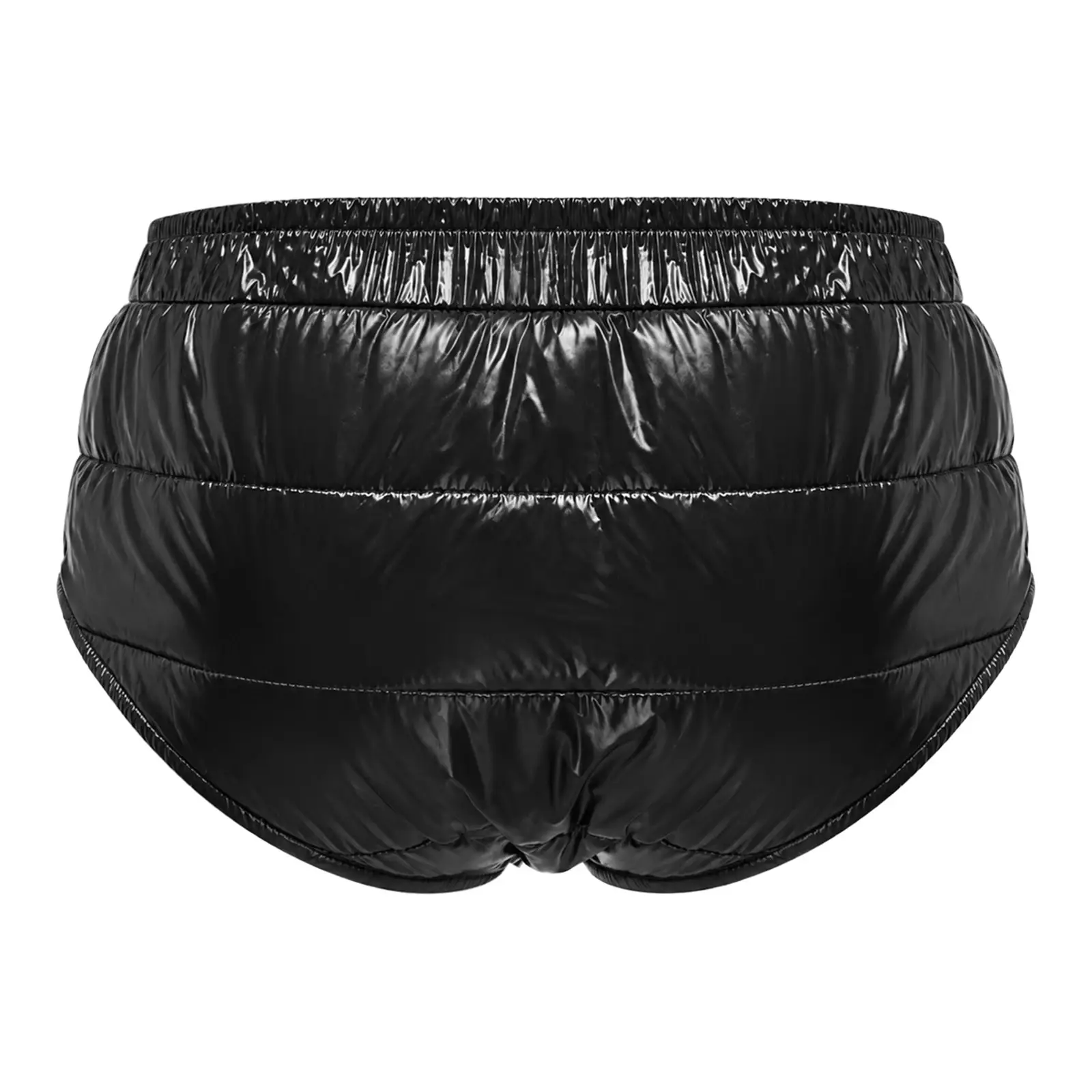 Mens Diaper Cover Adaptive Underwear Elastic Waistband Water Resistant Padded Briefs Reusable Leakproof Panties Special Wear