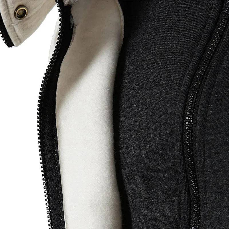 ThunderCat Logo The men's three-color zipper pullover is suitable for business wear in spring and autumn hoodies jacket