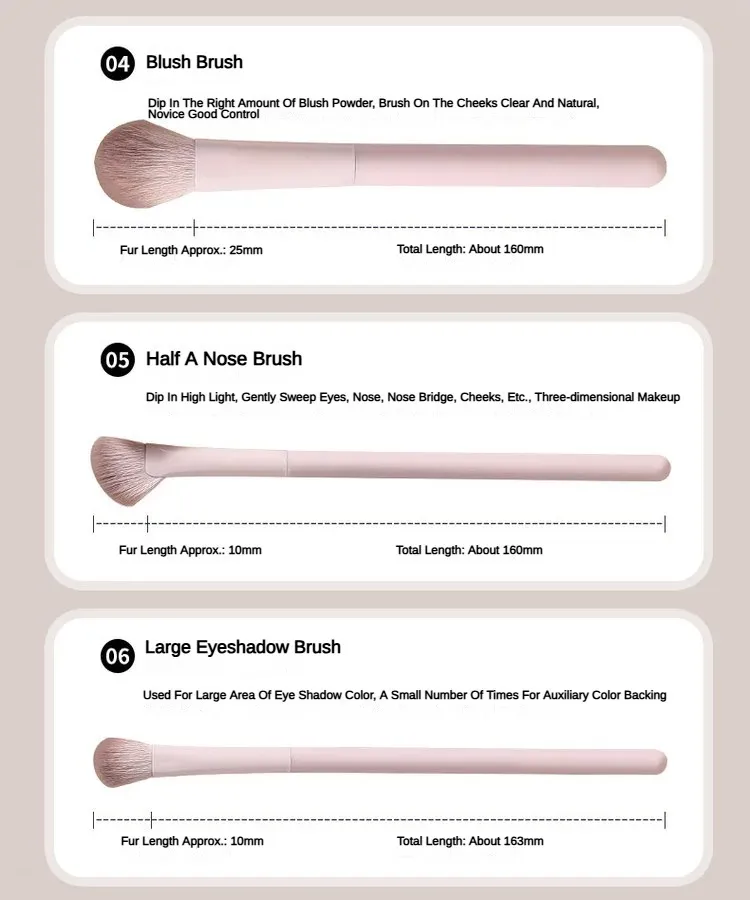 13Pcs Soft Pink Makeup Brushes Set with Travel Bag – Premium Synthetic Face & Eye Brushes for Foundation Powder Eyeshadow