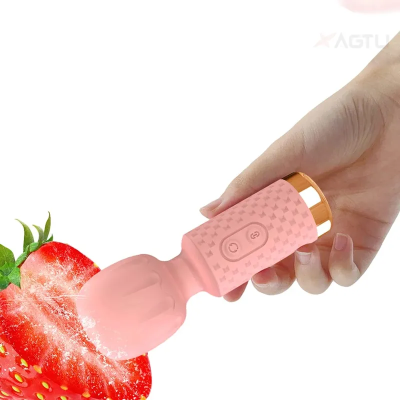 Mini AV Magic Wand Dildo Vibrator for Women Nipple Clitoris G Spot Vagina Nipple Stimulator Vibration Massager Adult Sex Toys 18