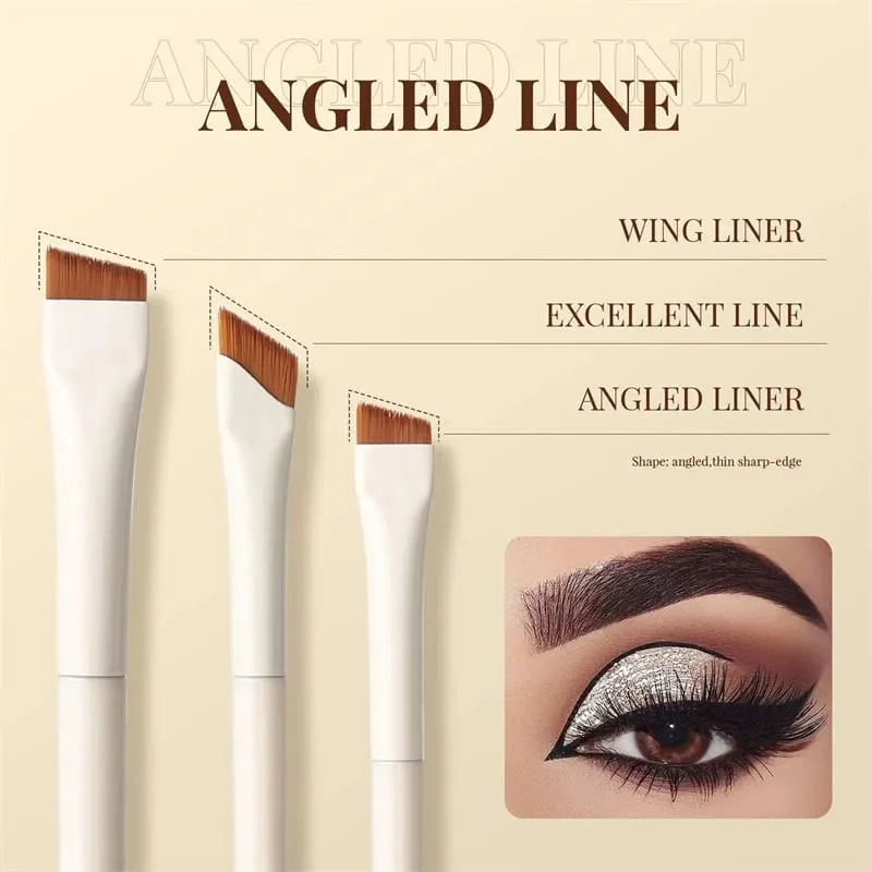 3/7/9 Makeup Brushes Set Blade Eyeliner Brush Eyebrow Brushes Portable Fine Oblique Head Eye Liner Eyebrow Brush Makeup Tool